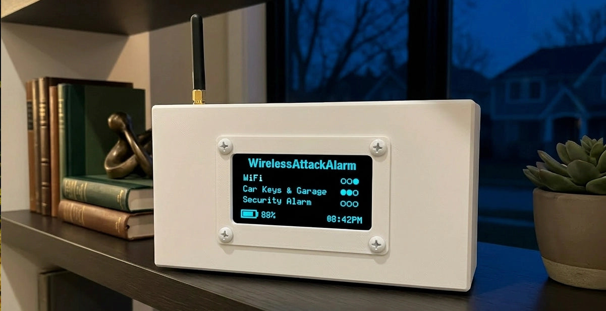 WirelessAttackAlarm protecting your car key and garage door