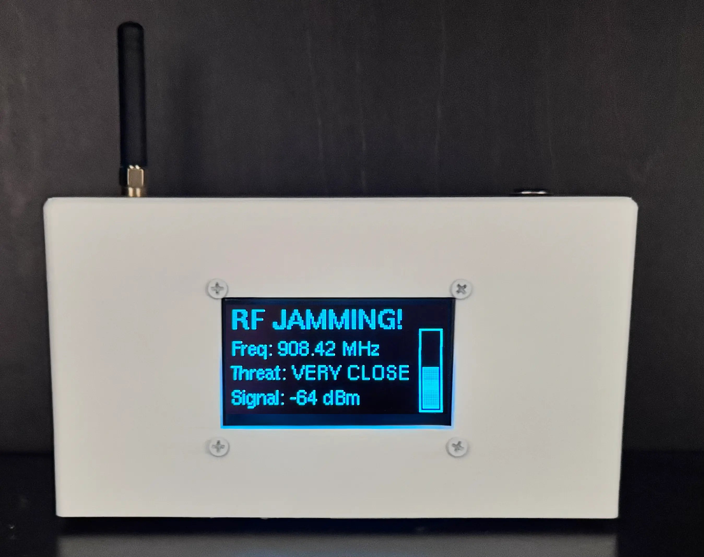 RF Jamming 908 MHz — Ring & SimpliSafe sensors detected