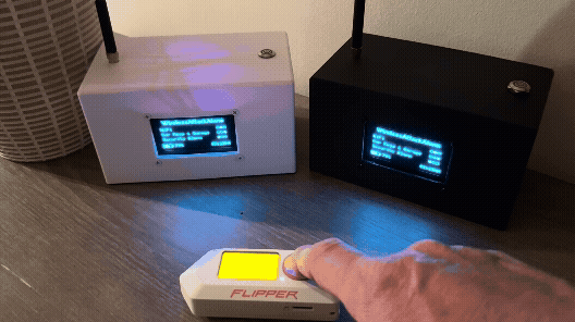 RF Jamming detected with Flipper Zero — live device demo