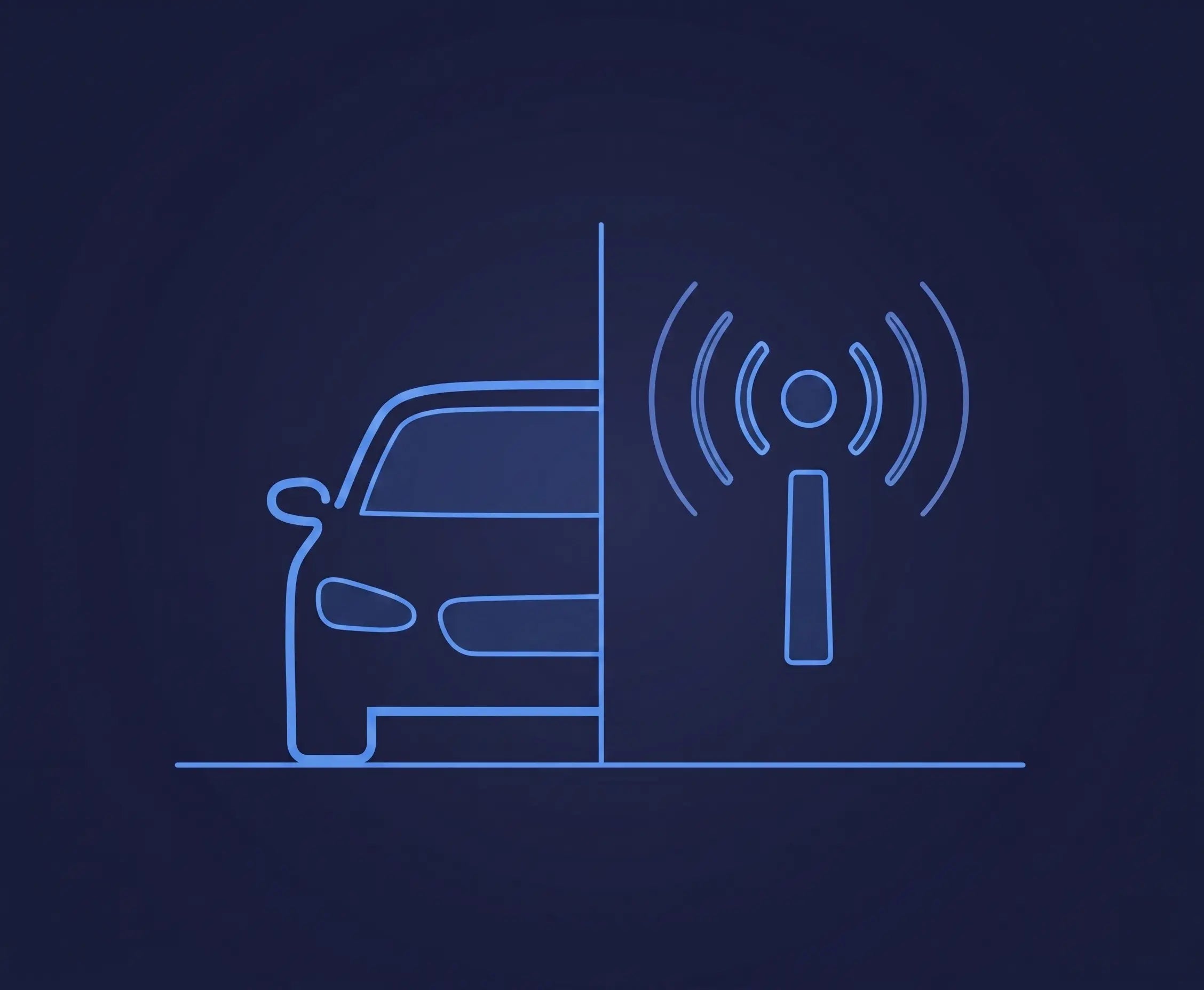 Signal jamming illustration