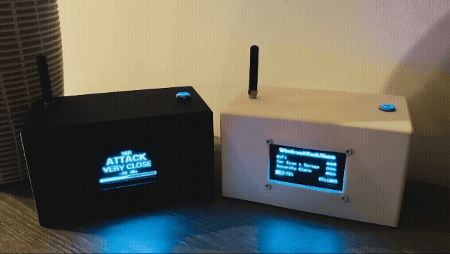 WiFi Attack detected — live device demo